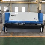 油圧式ギロチン剪断機3200mm x 8mm（空気圧材料サポート付き）